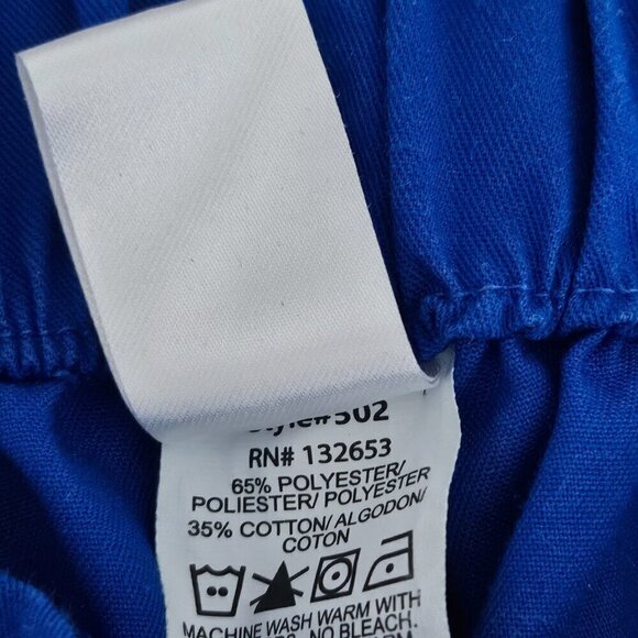 2/$20 WonderWink WonderWORK Royal Blue Scrub Pants Size M Medical Uniform - Picture 5 of 7